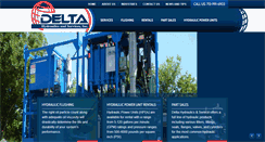 Desktop Screenshot of deltahydraulics.com